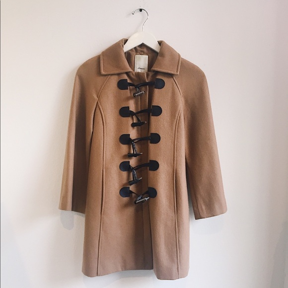 Anthropologie Jackets & Blazers - Anthropologie toggle camel molton toggle coat $228